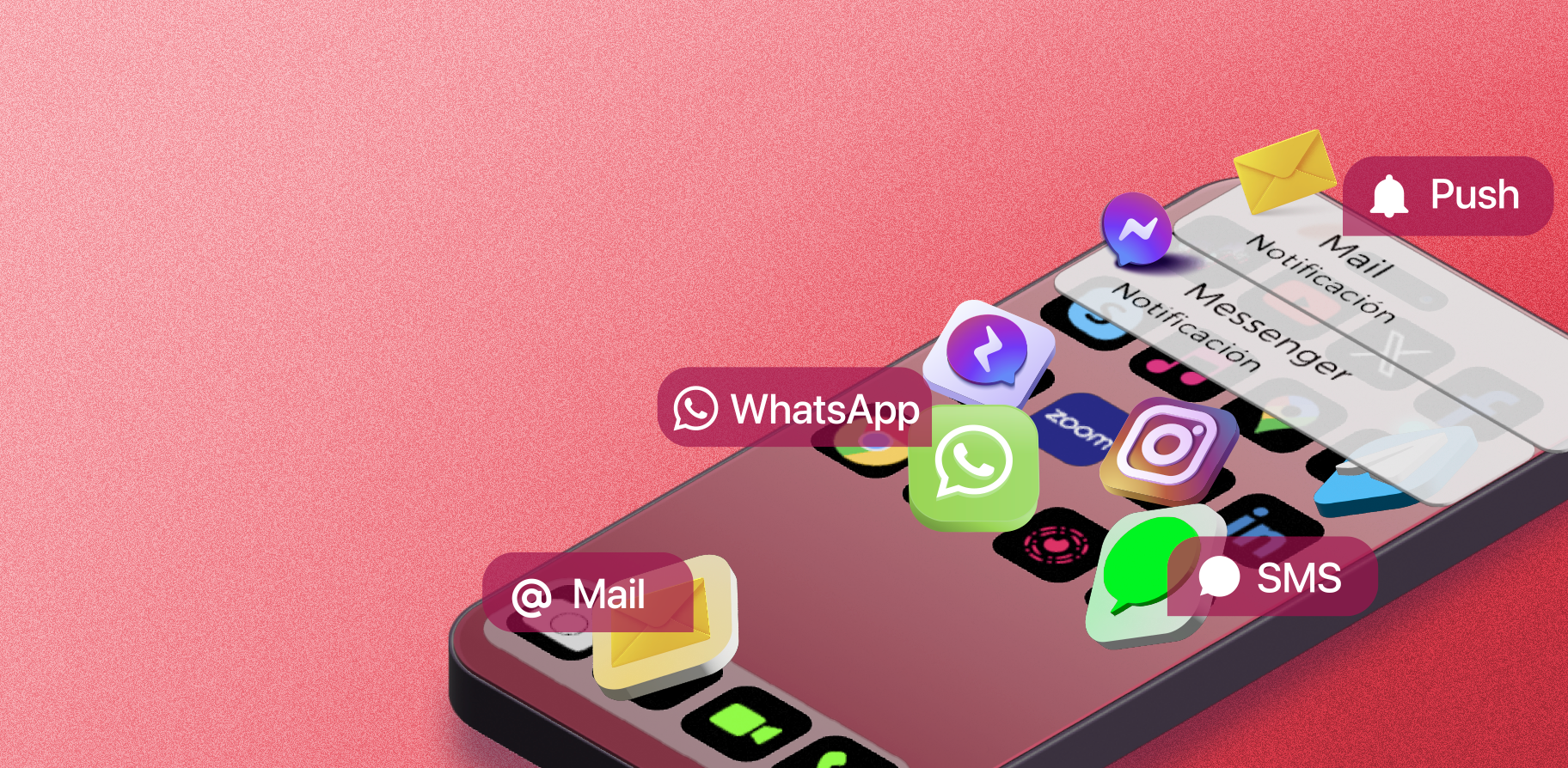 Background of Chaski omnichannel notification platform for businesses