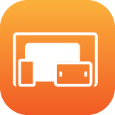 Multiplatform, compatible across different devices icon