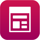 Icon representing advanced message personalization with dynamic templates