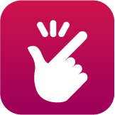 Icon representing instant message delivery with no downtime