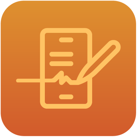 API icon for digital contract management and signing