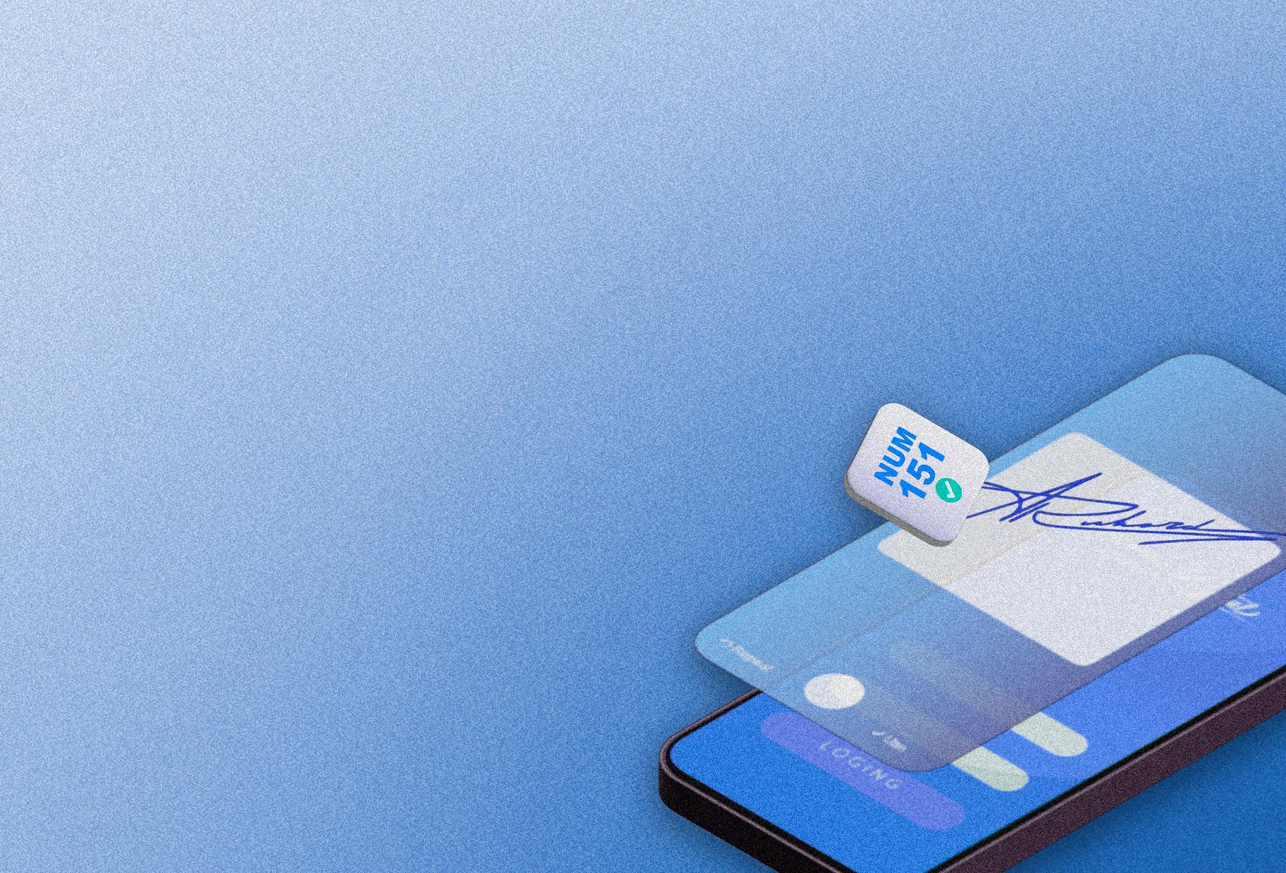 IDNet background representing digital security and legally valid electronic signature processes